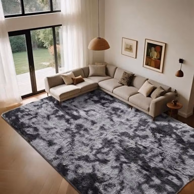 Hoogpolig Vloerkleed voor Woonkamer, Slaapkamer of Kinderkamer - Wasbaar en Antislip - 160 x 200 cm