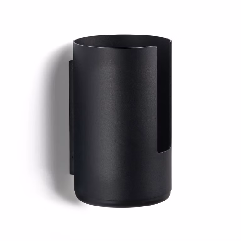 Zone Denmark RIM wandhouder toiletpapier Black 31 cm