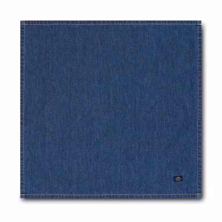 Lexington Icons Denim servet Denimblauw 50x50 cm