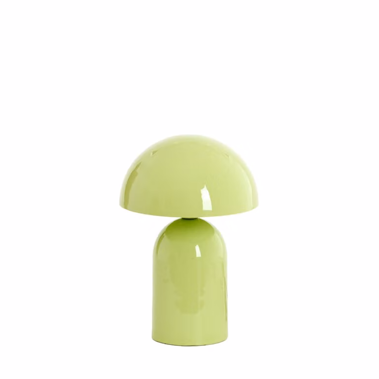 Light & Living Tolima Champignon tafellamp - Groen - Ø 31 cm
