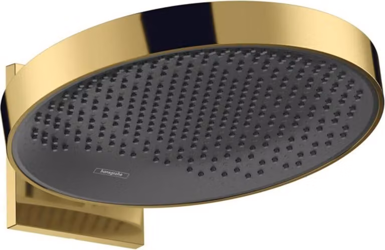 Hansgrohe RAINFINITY 360 Kopdouche met wandmontage in gepolijst goud