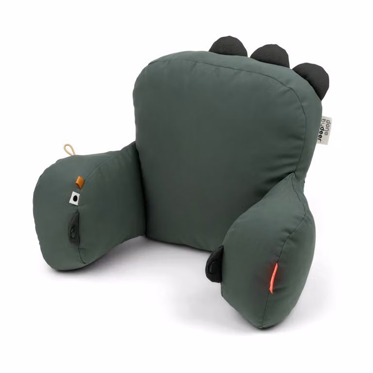 Done by deer Croco kinderwagen kussen Groen