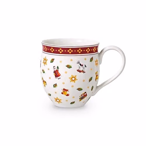 Villeroy & Boch Toy's Delight mok 44 cl Wit-rood