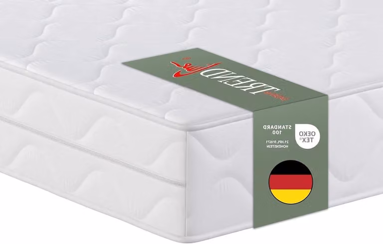 Wit Comfortschuim Matras Rolmatras Topper 140 x 200 cm