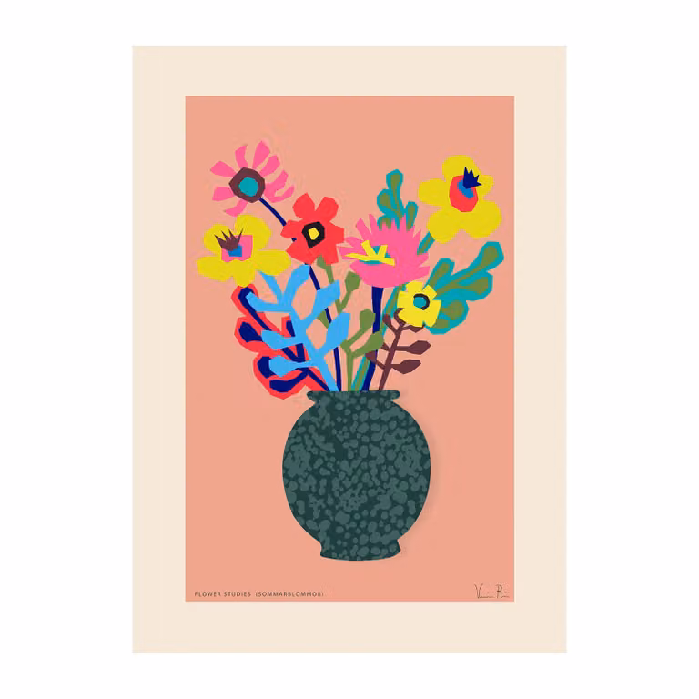 Paper Collective Flower Studies 02 Zomer poster 30 x 40 cm