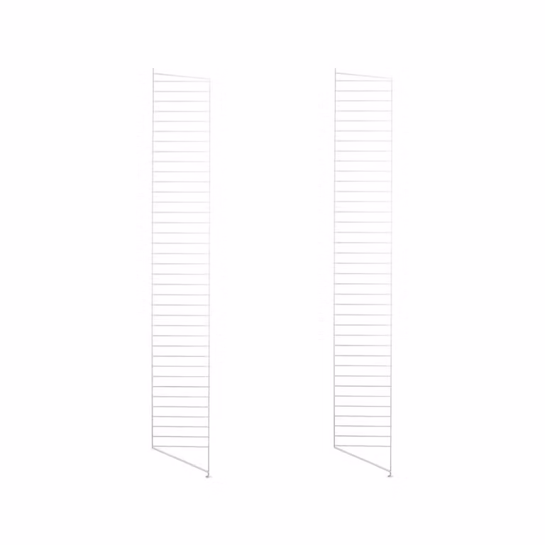 String vloerpaneel wit, 2-pack, B: 200 cm, D: 30 cm
