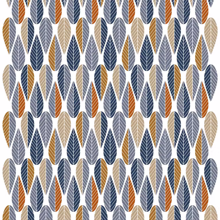 Arvidssons Textil Blader tafelzeil Blauw