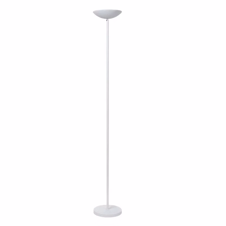 Lucide Zenith Design Vloerlamp - Wit - Dimbare LED - Warm Wit
