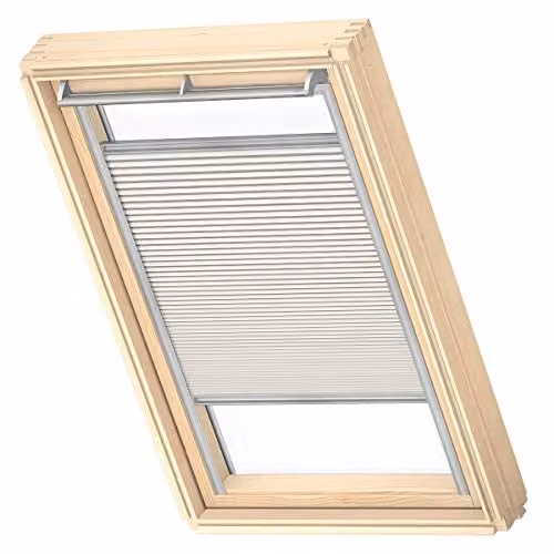 VELUX Dakraam Verduisterend Plisségordijn FHC, P10, Lichtgrijs