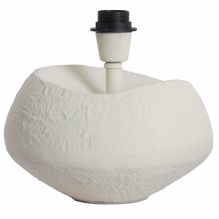 Light en Living Jesrik Lampvoet Beige Keramiek B/D/H: 19 x 19 x 26 cm