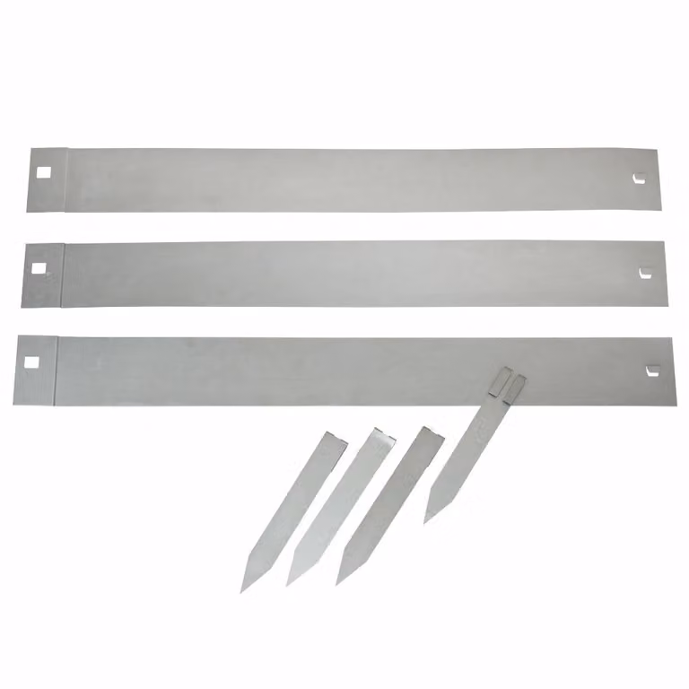 Nature grasrand set grijs 3 x 91 cm