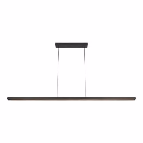 Lucide Felsted Hanglamp Zwart met Hout en Metaal, Dimbare LED en Instelbare Kleurtemperatuur