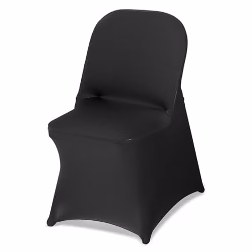 VEVOR Stoelhoezen 150 stuks, zwart, polyester elastaan stretch hoezen voor eetkamerstoelen, B/D/H: 45 x 46 x 77 cm