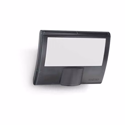 Steinel XLED Curved S LED-buitenlamp met bewegingssensor en schemersensor, antraciet/zwart
