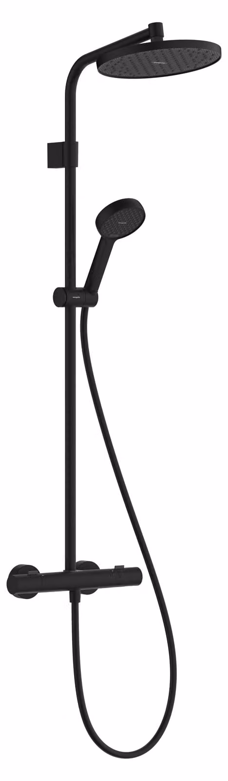 Hansgrohe Activera S douchekolom 240, 1 straal, EcoSmart, met Ecostat Fine Varia, matzwart