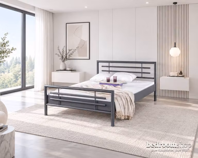 Bedroomshop Metalen bed Turijn