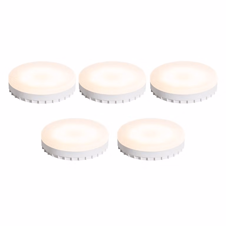 LUEDD Set van 5 GX53 LED lampen 7W 750 lm 3000K