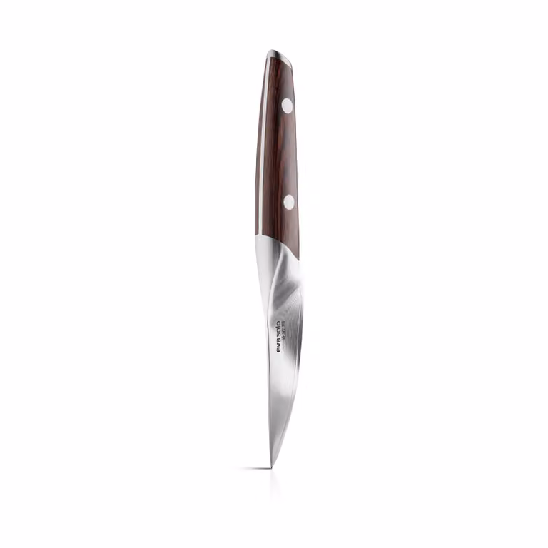 Eva Solo Nordic Kitchen paringsmes van damaststaal met 9 cm mes