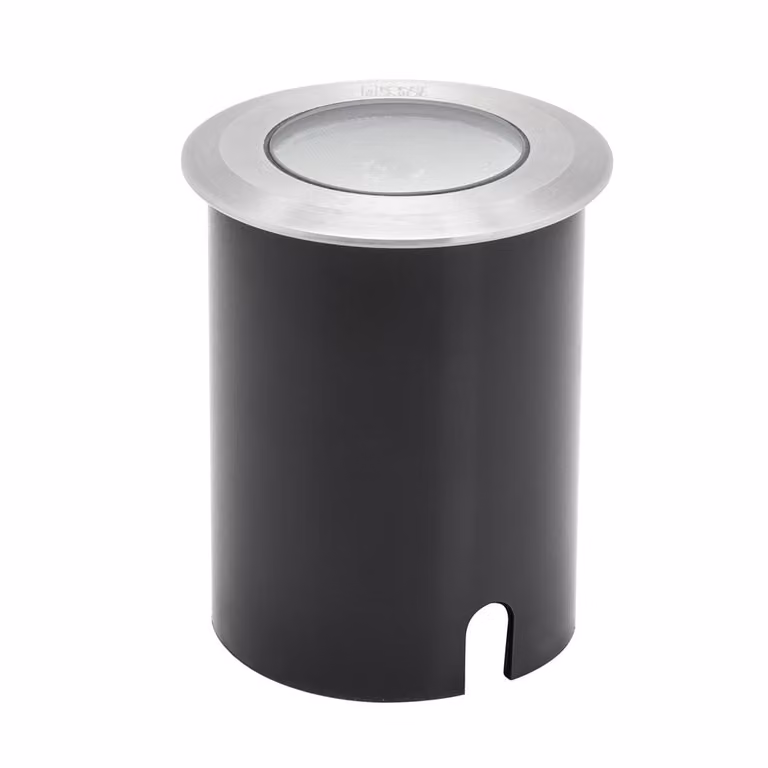 Konstsmide Round LED Grondspot, Zilver, 5W, Diameter: 11 cm