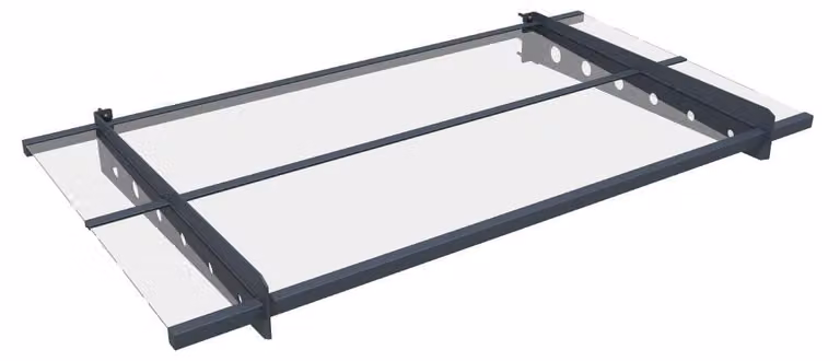 Westmann Metall zonnescherm Osta 150, antraciet, B: 150 cm, D: 80 cm