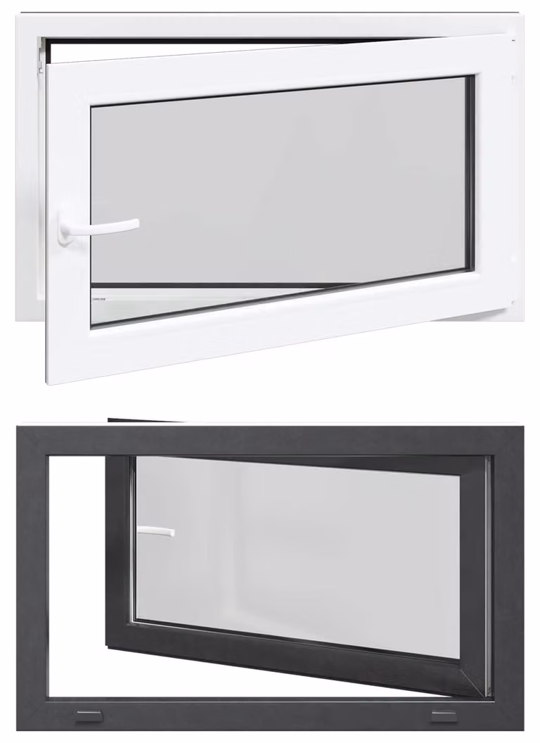 vidaXL Kipp- en draaikraam voor kelder, model RISOR, 100 x 70 cm