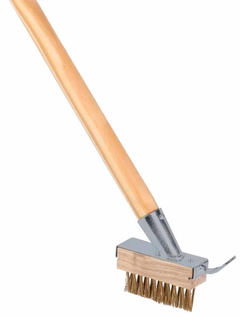 Talen Tools onkruidborstel met houder en steel van 160 cm