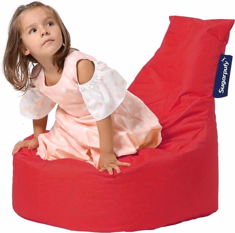 Xoft Living Gamer Zitzak voor Kinderen - Rood - Waterafstotend en Ergonomisch