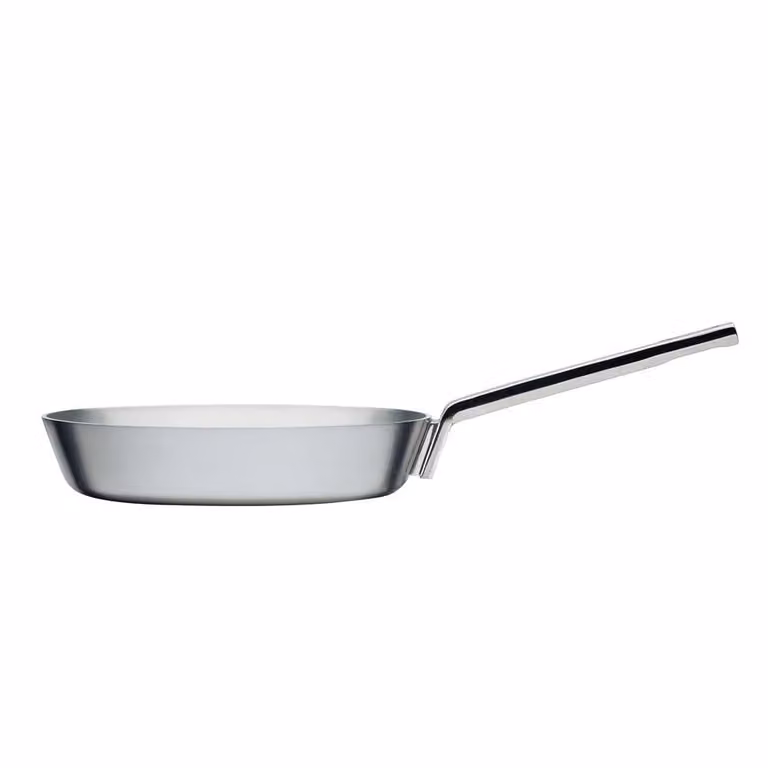 Iittala Tools koekenpan, 24 cm, Geborsteld roestvrij staal, Zilver