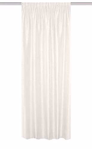 Home Basics Thermostof Beige/Wit, Ondoorzichtig, B: 135 cm, H: 245 cm