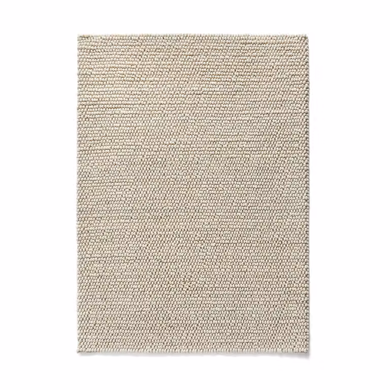 HAY Peas wollen vloerkleed Soft grey 170 x 240 cm