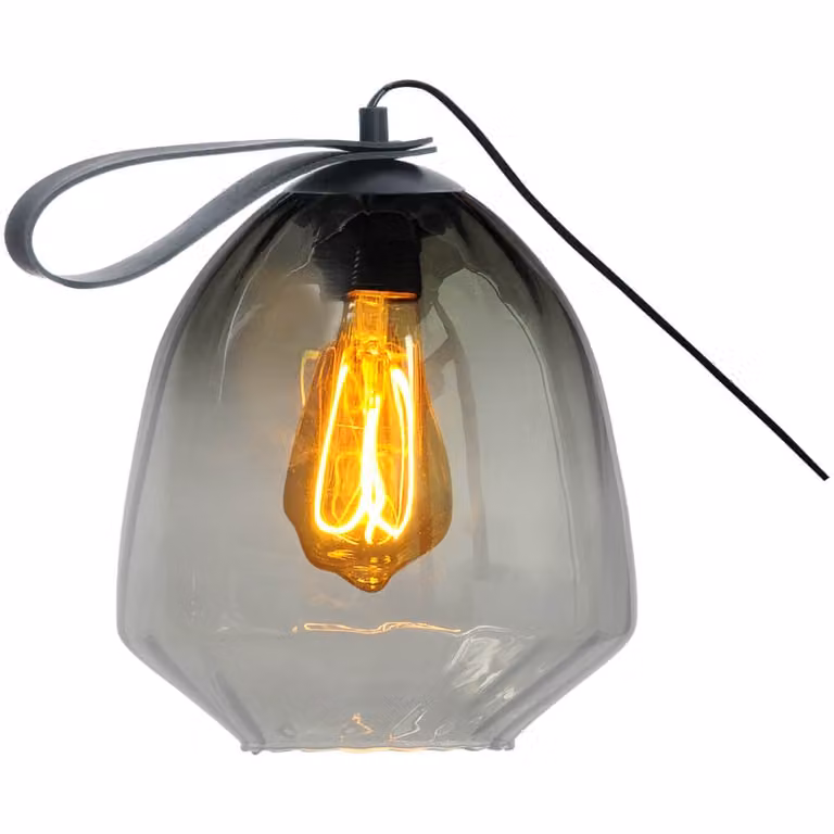 Masterlight Tafellamp Porto IV groen/transparant B/D/H: 20 x 40 x 20 cm
