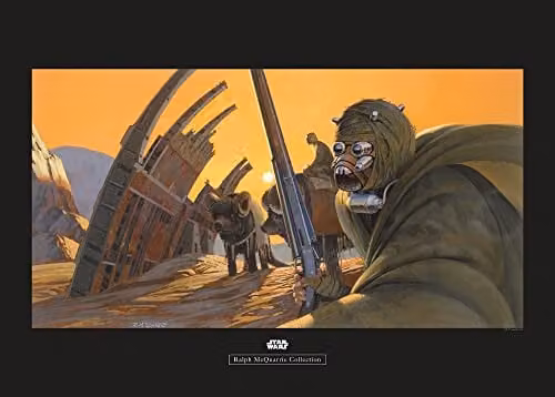 Komar Star Wars Classic RMQ Tusken Kunstdruk, Multicolour, 70 x 50 cm