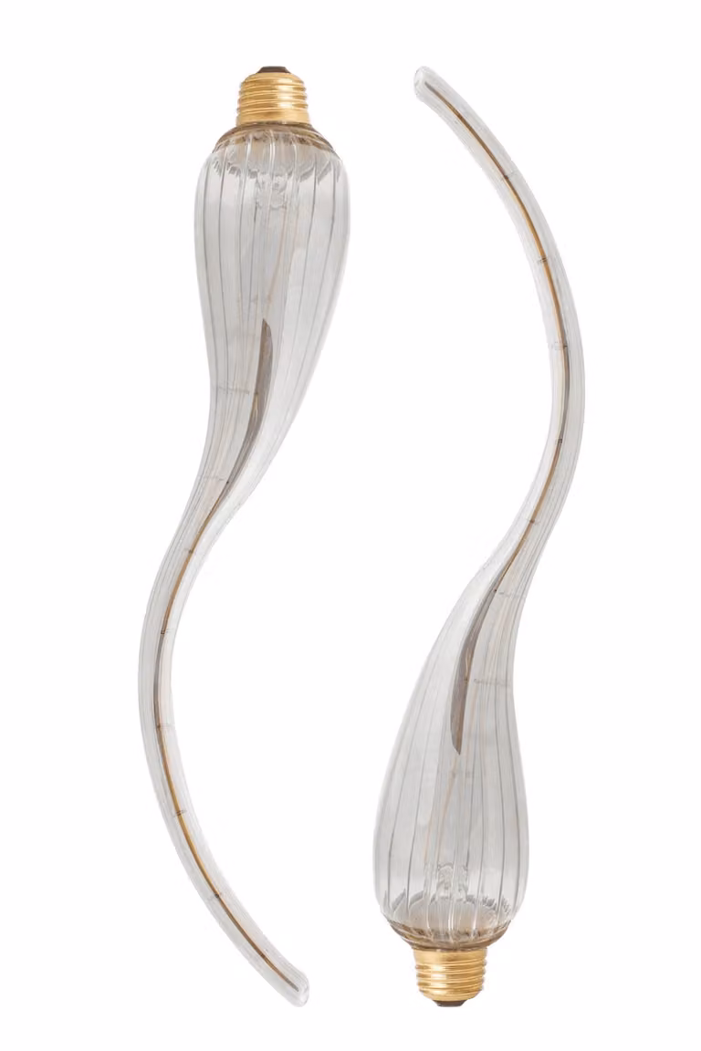 Led lamp Tadpole Circle - 4W - E27 - 2100K - Warm wit - Transparant glas