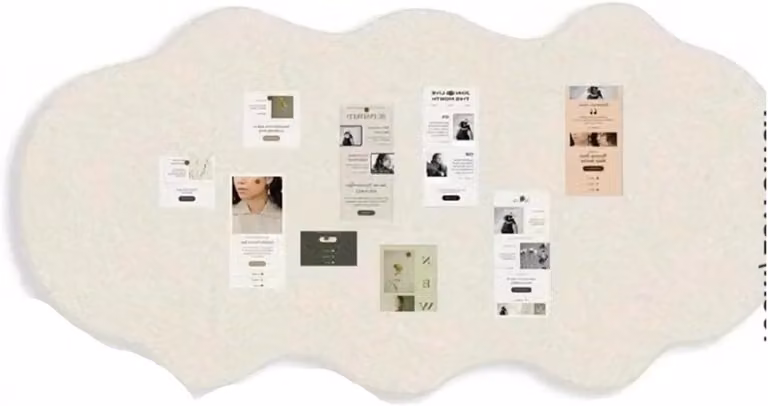 Wit Vilt Panel Fotowand Prikbord voor Decoratie en Organisatie - 40 x 80 cm