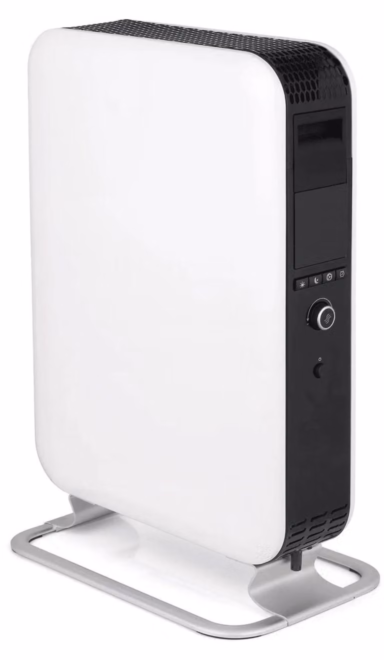 Mill AB-H2000DN Elektrische olie radiator 2000 W, Zwart/Wit, Vrijstaand