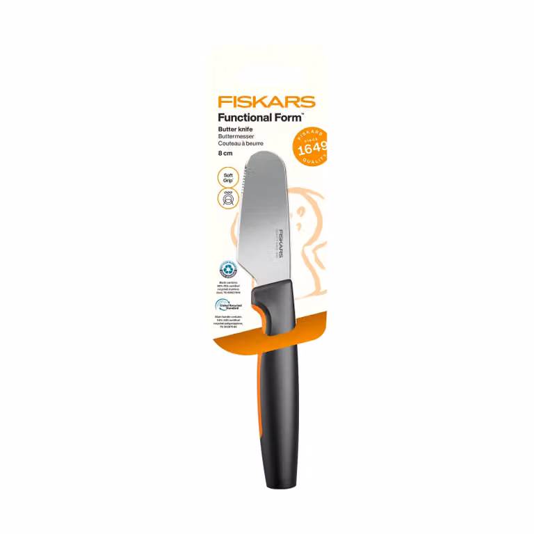 Fiskars Functional Form botermes van roestvrij staal