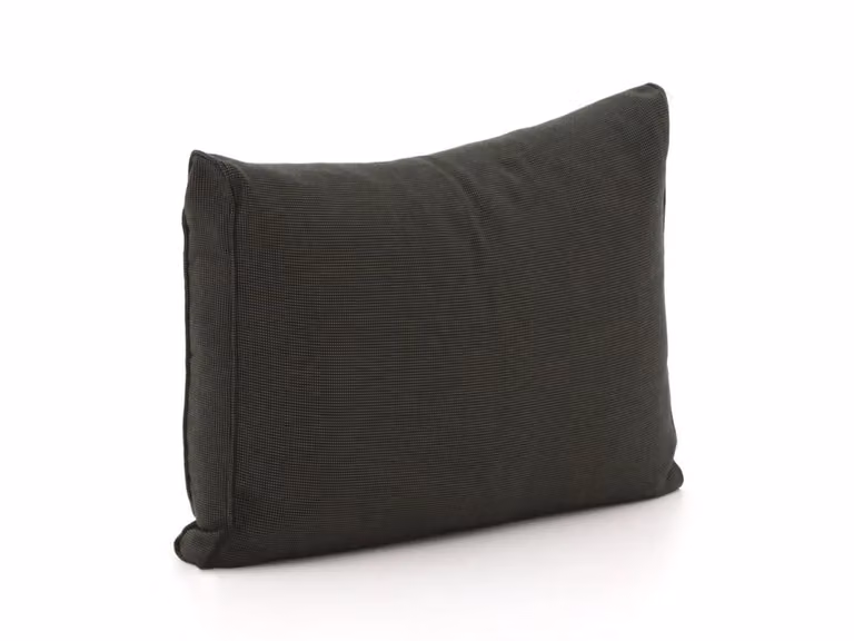 Madison Loungekussen voor de tuin, Zwart, 60 x 40 cm