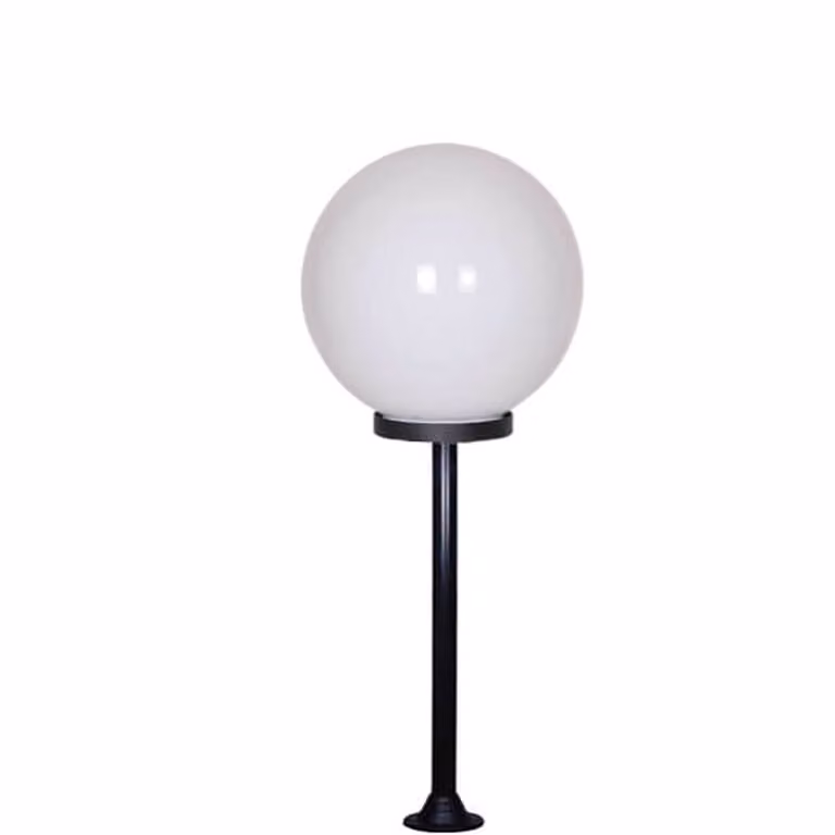 Lyora Globelamp Bolano wit - Vloerlamp voor in de tuin - Hoogte: 101 cm