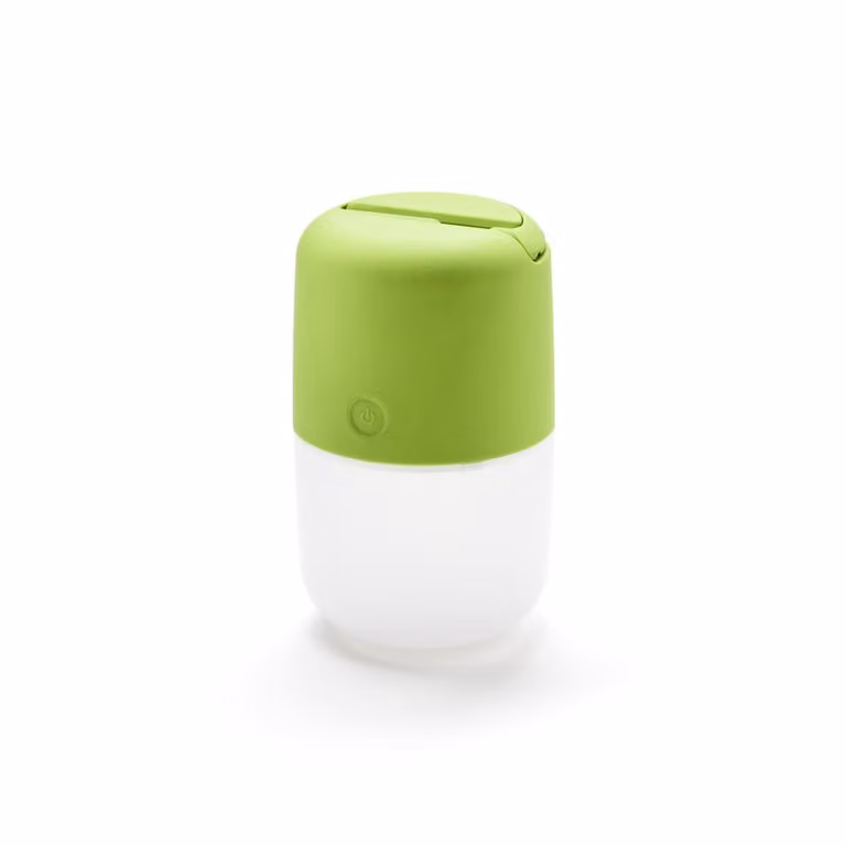 Konstsmide Assisi Solar LED-tafellamp groen met dimfunctie, Hoogte: 19,5 cm
