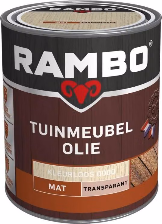 Rambo Tuinmeubelolie Mat Transparant 0,75 l