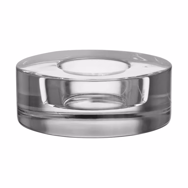 Orrefors Puck waxinelichtjeshouder Transparant 36 mm