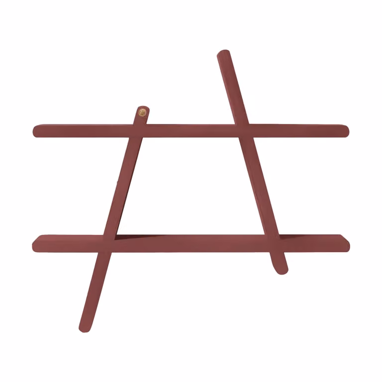 Andersen Furniture A-Shelf wandplank Special Edition Wine red M B/D/H: 52 x 9 x 46 cm
