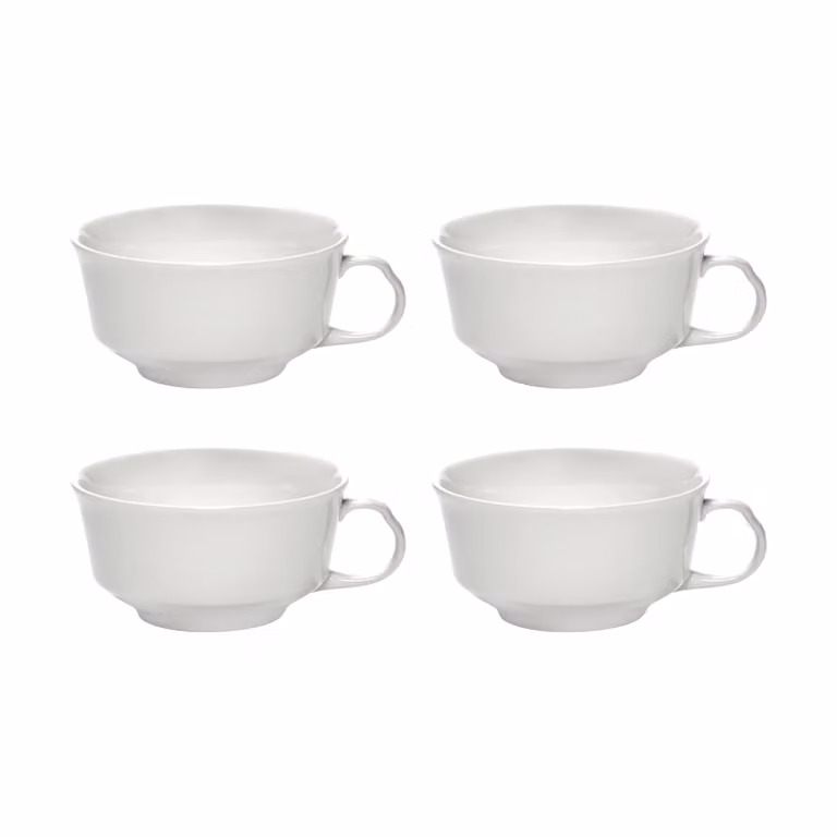 Serax Silhouette koffiekop 19 cl 4-pack Wit