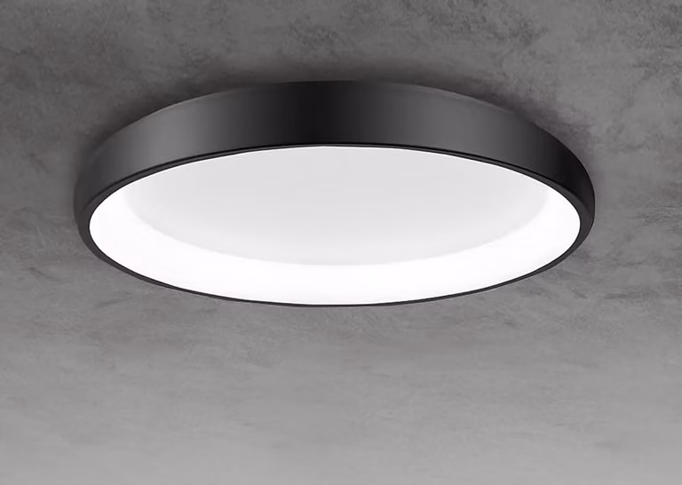 Nova Luce Albi Plafondlamp - Zwart - Ø 61 cm - LED