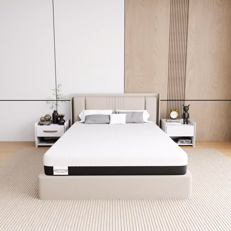 Dripio Matras met gel-koudschuim, 7 zones, zacht, B/D/H: 140 x 200 x 20 cm