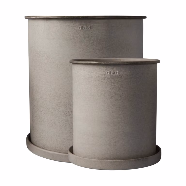 DBKD Plantenpot Large 2-pack Beige voor op tafel