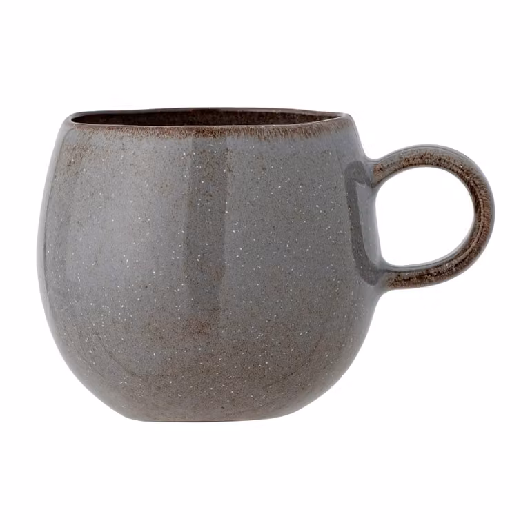 Bloomingville Sandrine mokken grijs set van 6 stuks, 500 ml
