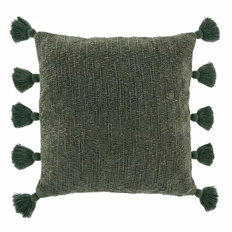 Unique Living kussen Naomi winter green 45 x 45 cm