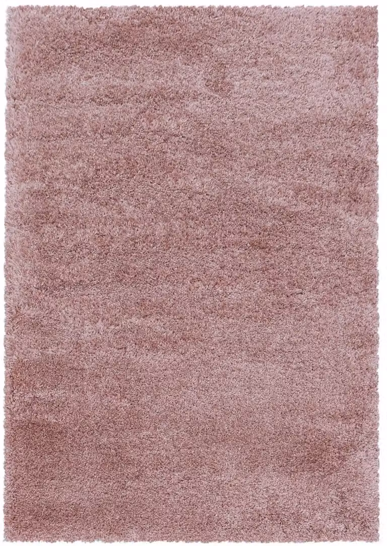 Hoogpolig Vloerkleed Shaggy Rosé 200 x 290 cm