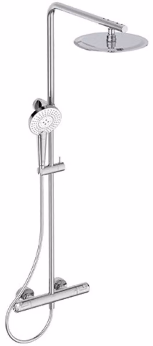 Ideal Standard Ceratherm T50 Douchekolom inclusief thermostaatkraan, chroom, model A7704AA